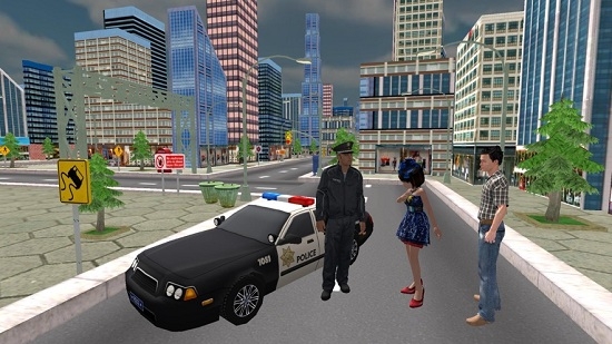 警车驾驶模拟器Police Car Simulator Cop Chase截图1